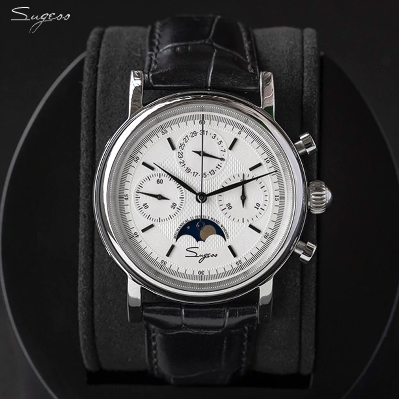 Omega Watch Constellation - นาฬิกาข้อมือผู้ชาย Sugess รุ่นดั้งเดิม กลไก ST1908 ระบบจักรกล