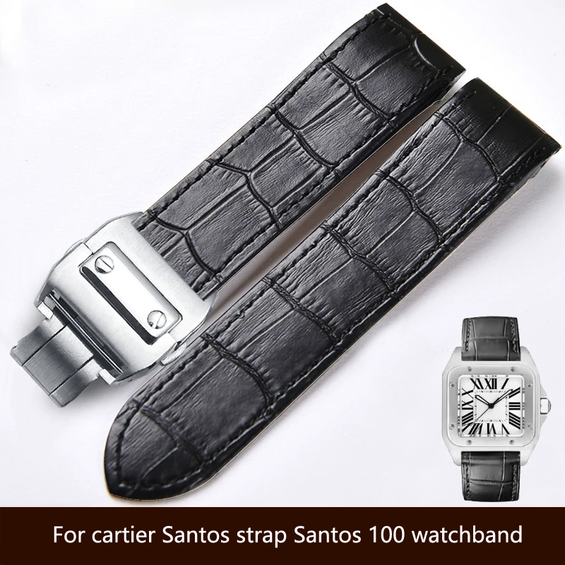 สายนาฬิกาหนังแท้คุณภาพสูง ขนาด - Cartier Watch Tank บทวิจารณ์และราคา