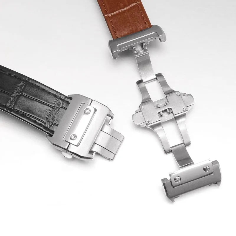 สายนาฬิกาหนังแท้คุณภาพสูง ขนาด - Cartier Watch Tank บทวิจารณ์และราคา