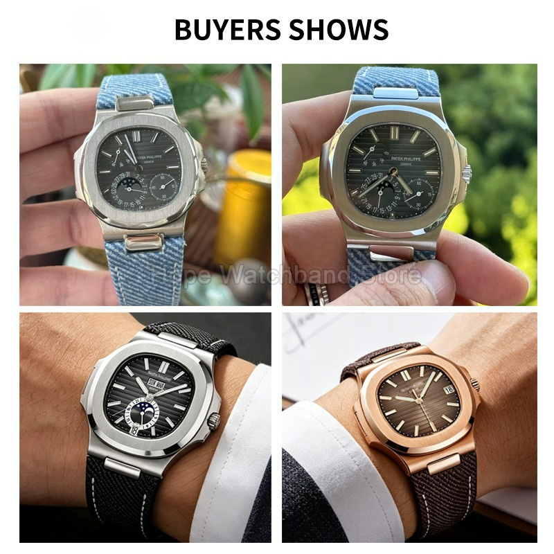 อุปกรณ์เสริมนาฬิกาคุณภาพสูงทำจ - Patek Philippe Watch Nautilus บทวิจารณ์และราคา