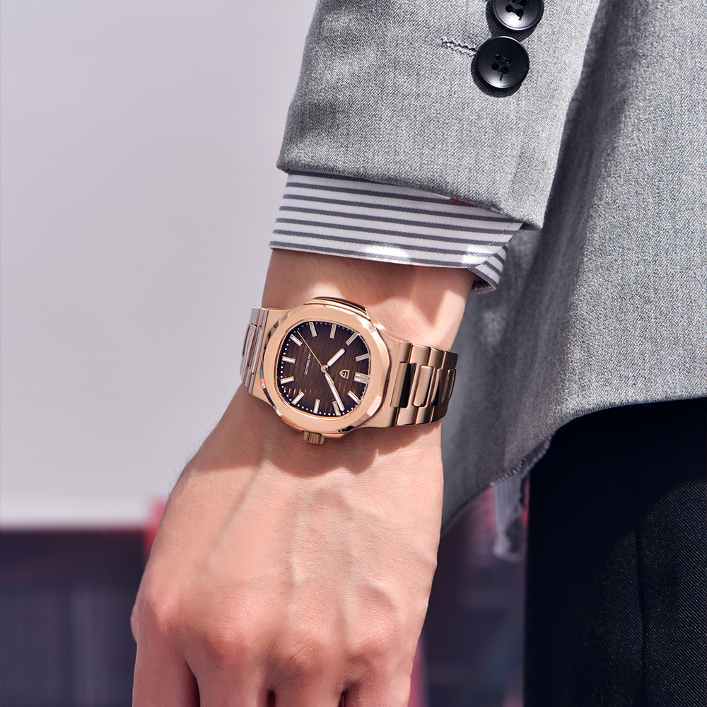 นาฬิกาข้อมือผู้ชายแบรนด์ Pagan - Patek Philippe Watch Nautilus บทวิจารณ์และราคา