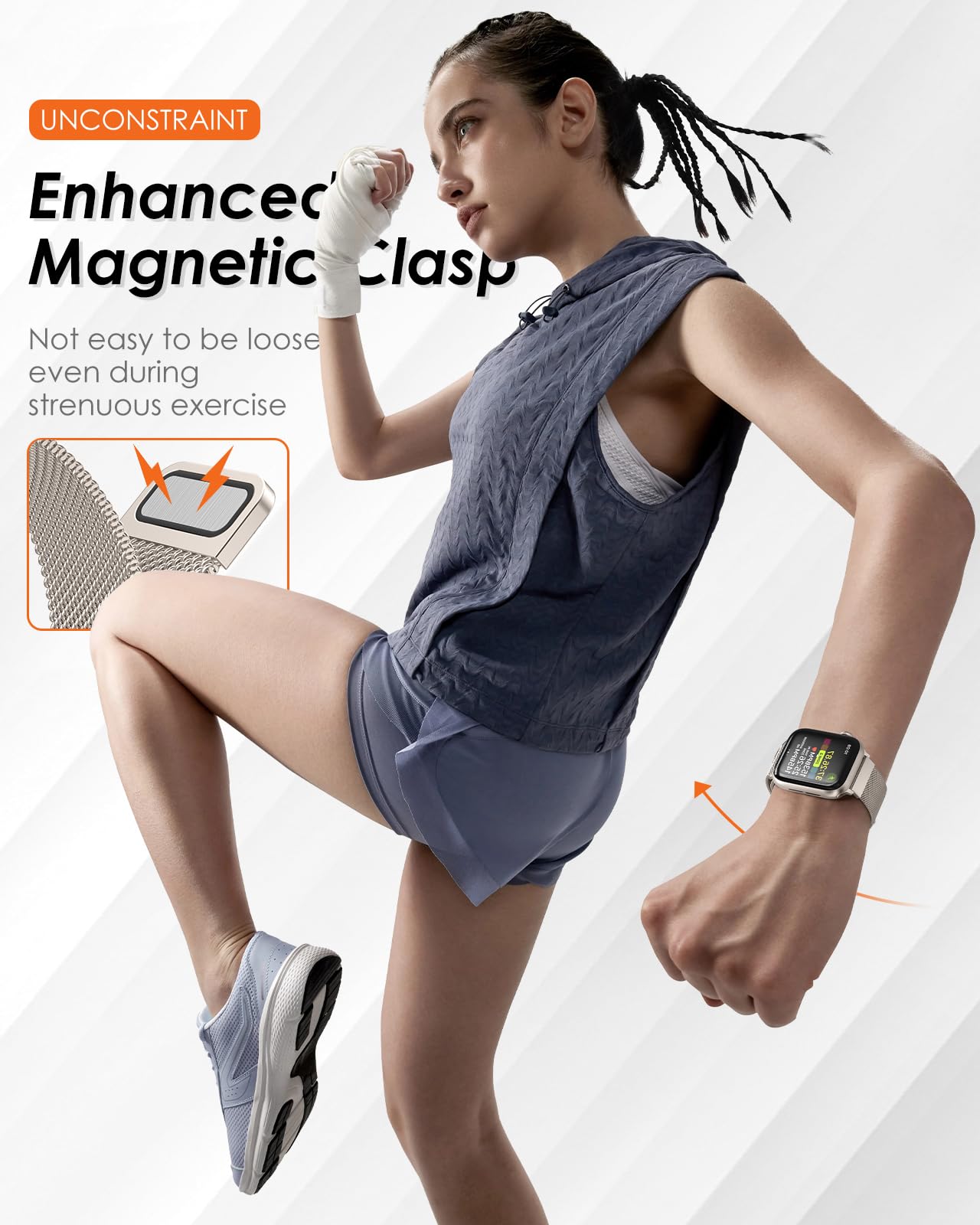 สาย Milanese สำหรับ Apple Watc - Milanese Loop Magnetic บทวิจารณ์และราคา