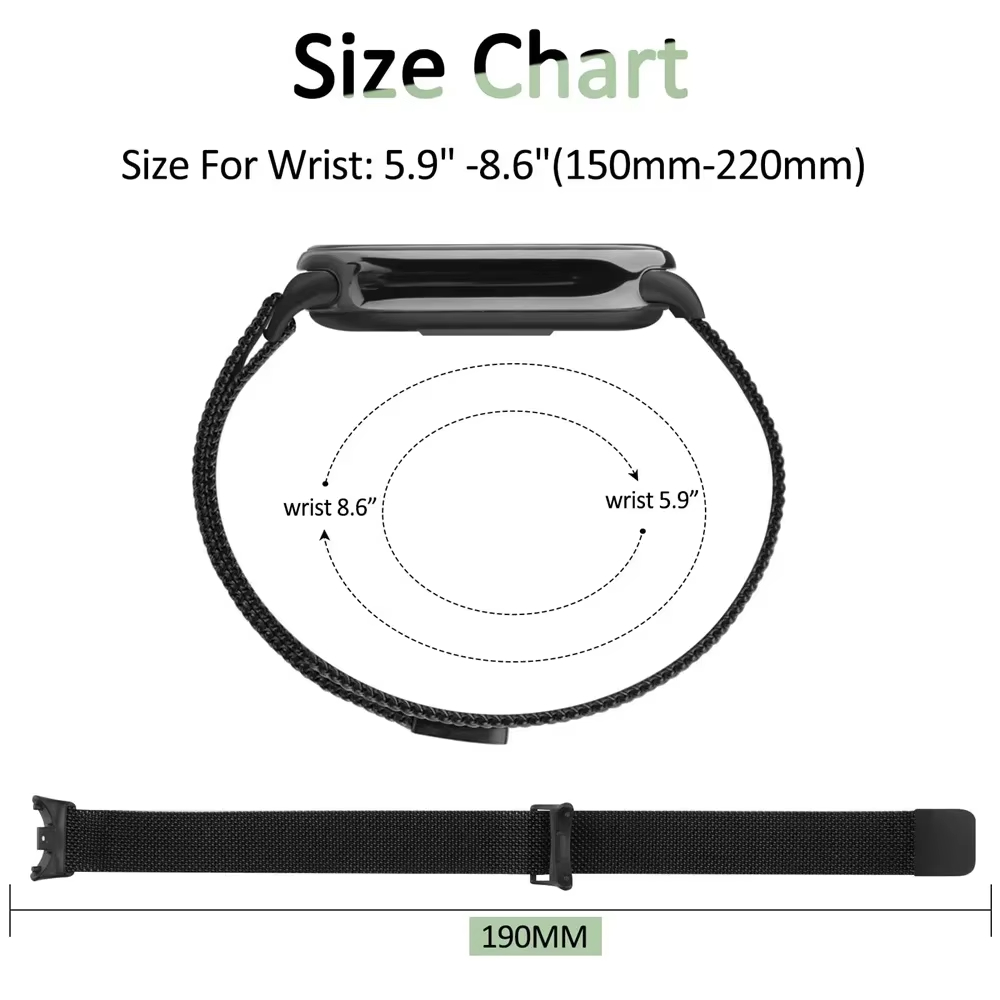 สายโลหะแบบมิลานีส สำหรับ Xiaom - Milanese Loop Magnetic บทวิจารณ์และราคา