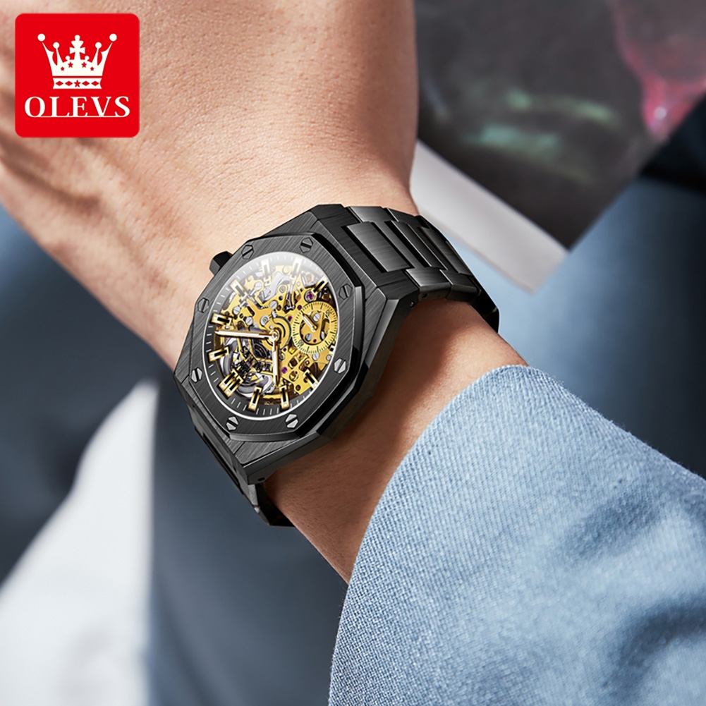 OLEVS นาฬิกาหรูหราสำหรับผู้ชาย - Patek Philippe Watch Nautilus บทวิจารณ์และราคา